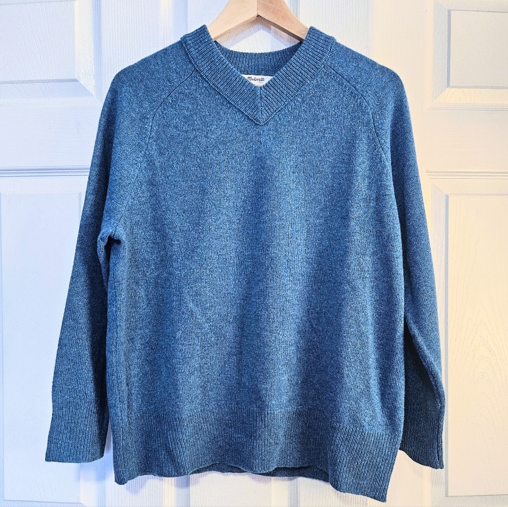 NWOT Madewell blue wool sweater